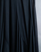 "POLO Paris" Sheer mermaid skirt