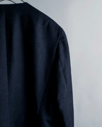 "GIANFRANCO FERRE" Virgin wool leather piping jacket