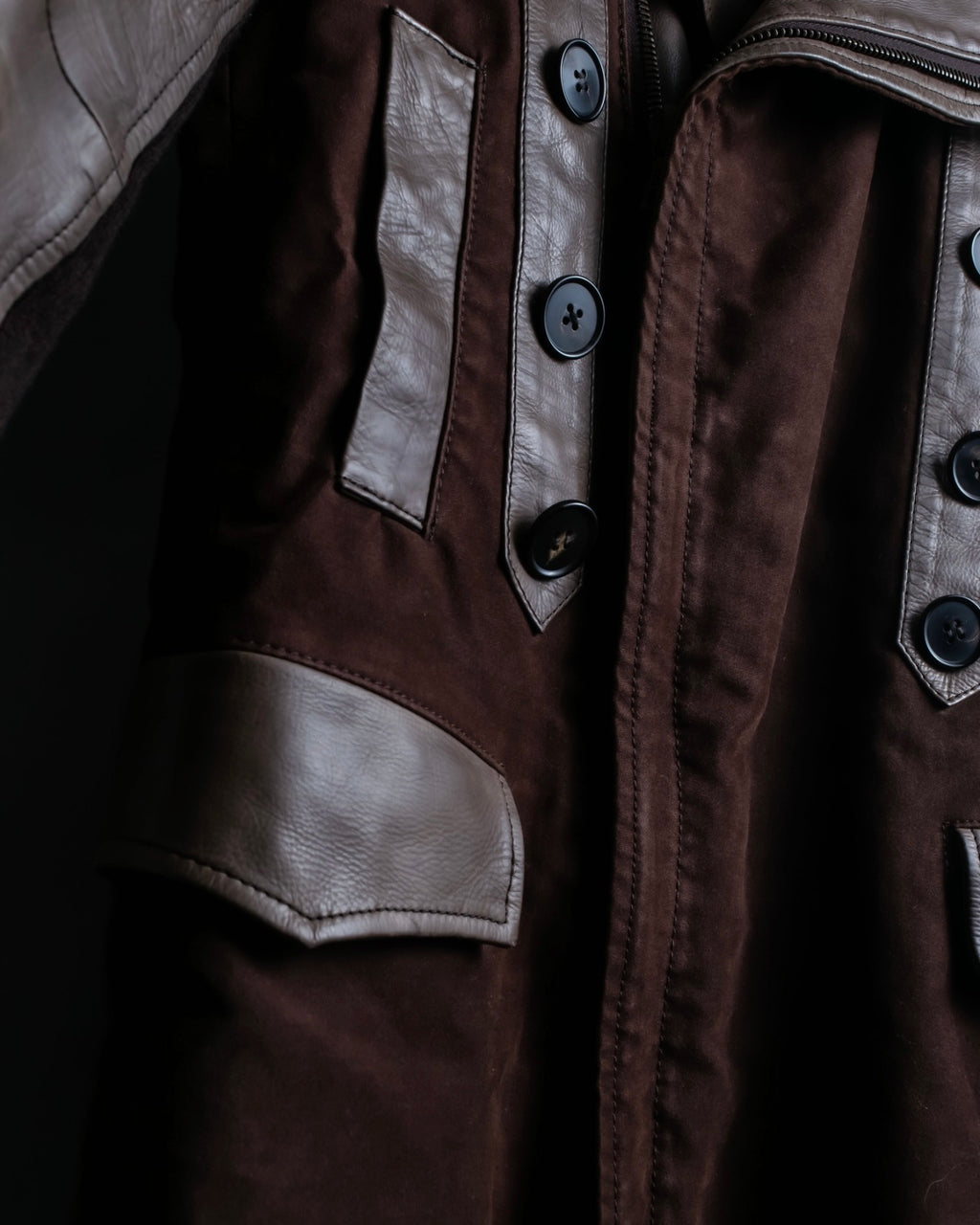 00's dal zip napoleon leather jacket