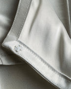 "Maurizio Pecoraro" gather sleeves glossy silver spring coat