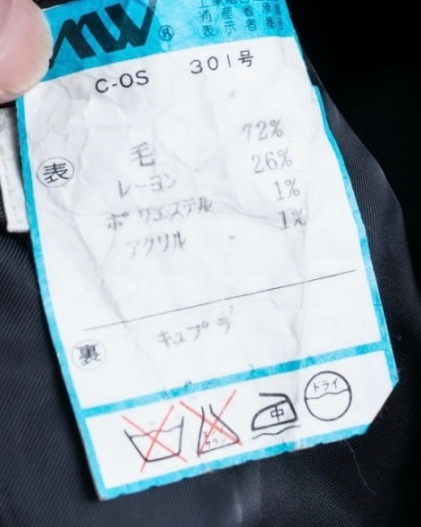 "Paul Smith London" Stitch design stripe compact lapel single tailored jacket