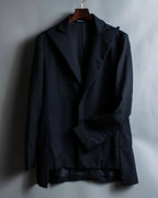 "Yohji Yamamoto +NOIR" Single high slit beautiful tailored jacket