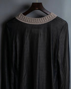 "Maison  Martin Margiela" 2011 aw smooth double sheer knit