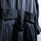 "BALENCIAGA" Trench design silk dress
