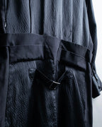 "BALENCIAGA" Trench design silk dress