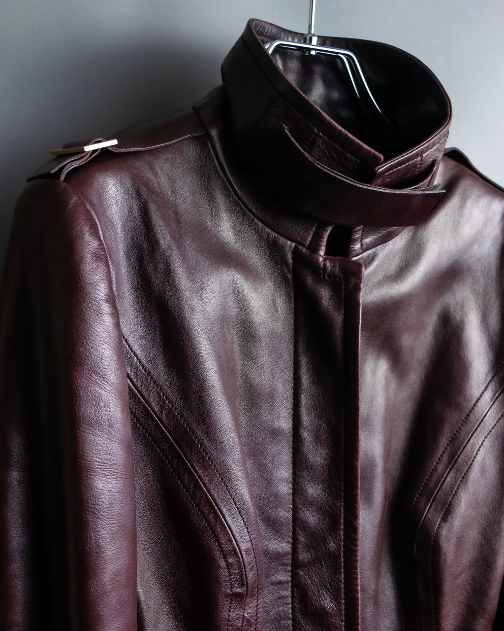 “GUCCI” Beautiful genuine sheep leather jacket