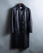 "Issey Miyake" Archive leather coat
