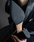 "Sergio Rossi" Double line zip long leather boots