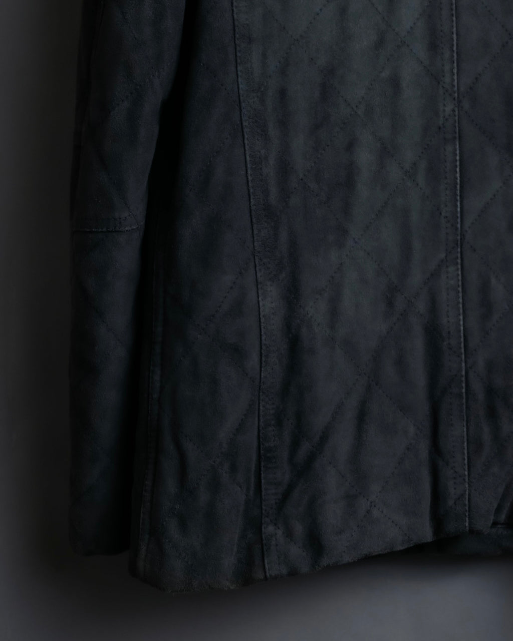 "EMMETI" goatskin quilted P coat