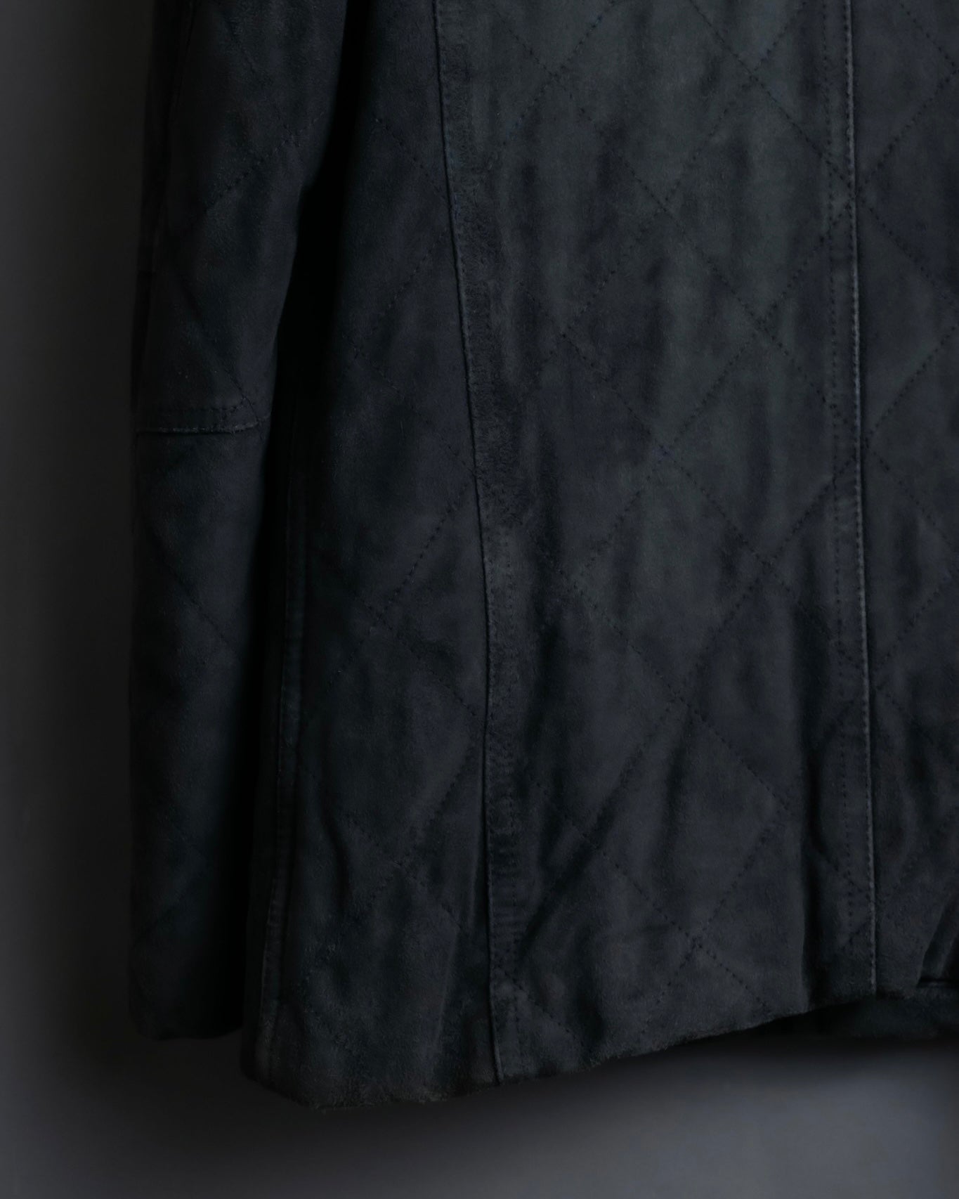 "EMMETI" goatskin quilted P coat
