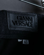"GIANNI VERSACE" Arm line design peak lapel setup