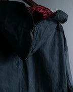 "LANVIN paris" mint condition silk blend double zip spring coat