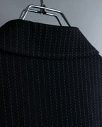 "Paul Smith London" Stitch design stripe compact lapel single tailored jacket