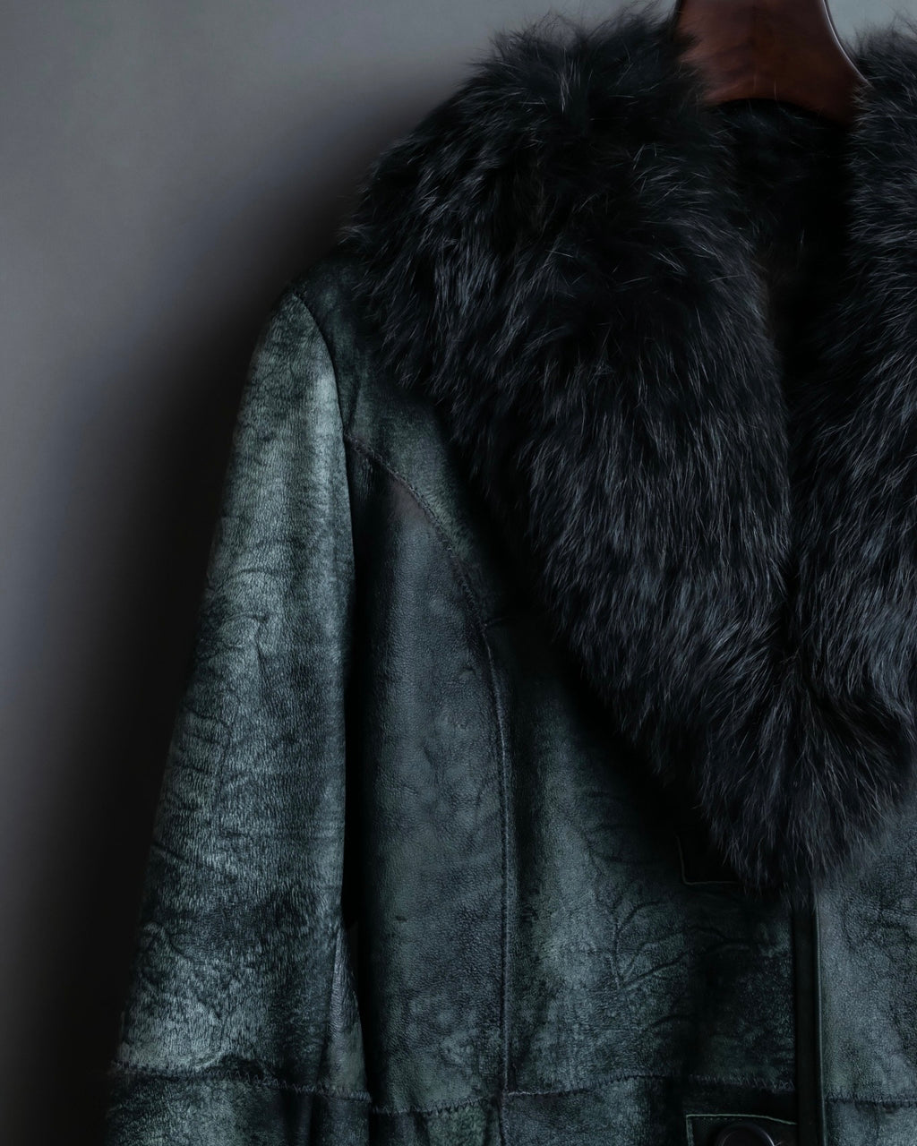 Vintage Rabbit & Fox Real Fur Coat