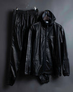 "adidas" Glossy dark black jersey setup