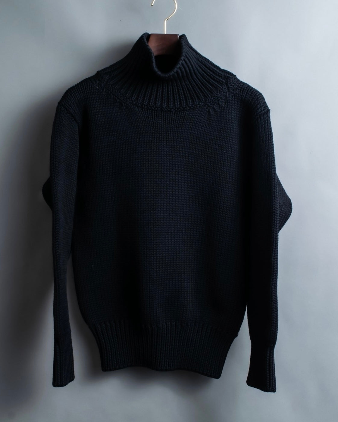"GUCCI" Oversized high neck design rib knit