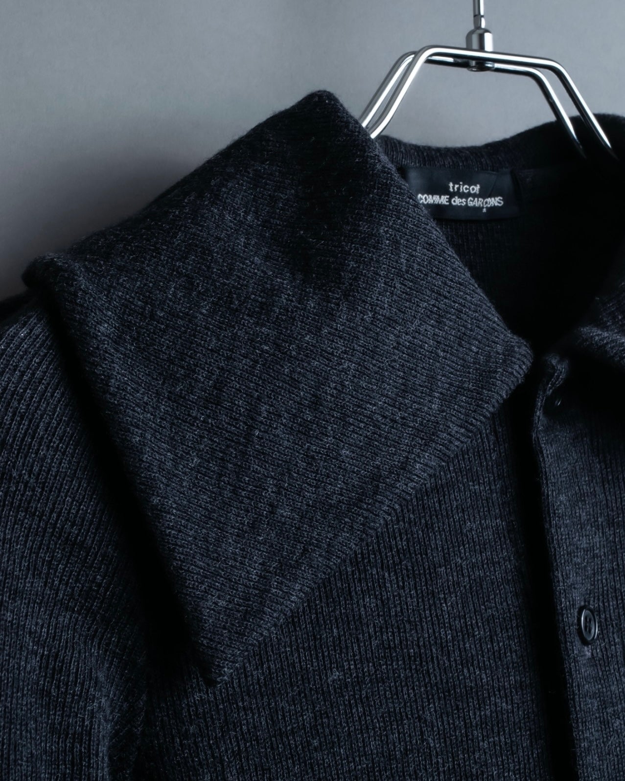 "tricot COMME des GARCONS" Light 100% wool layered knit