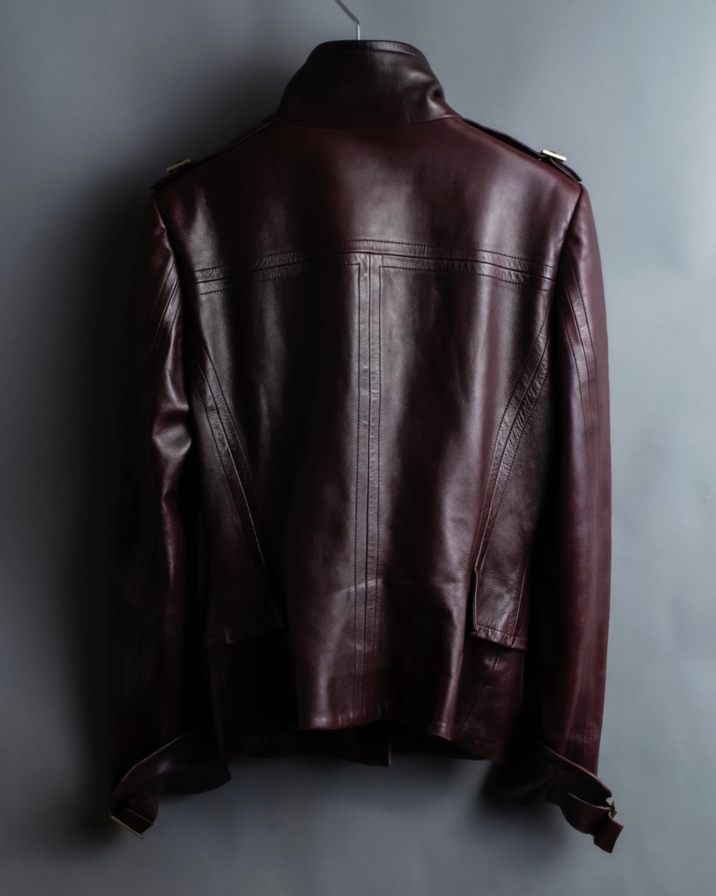 “GUCCI” Beautiful genuine sheep leather jacket