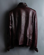 “GUCCI” Beautiful genuine sheep leather jacket