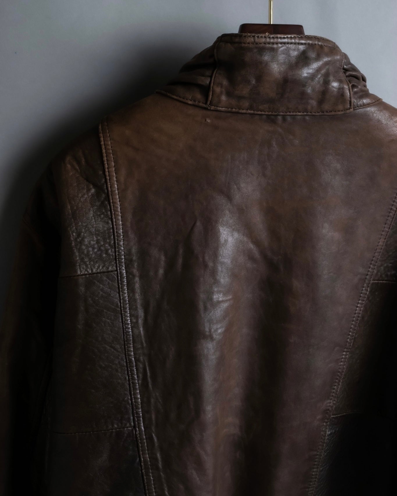 "VALENTINO" Vintage leather blouson
