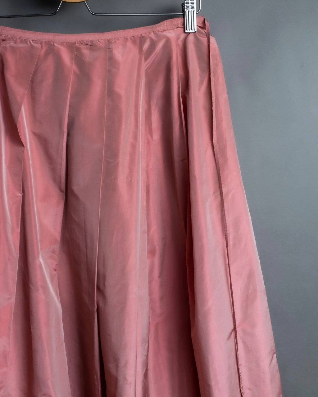 Pink Silky Flare Skirt