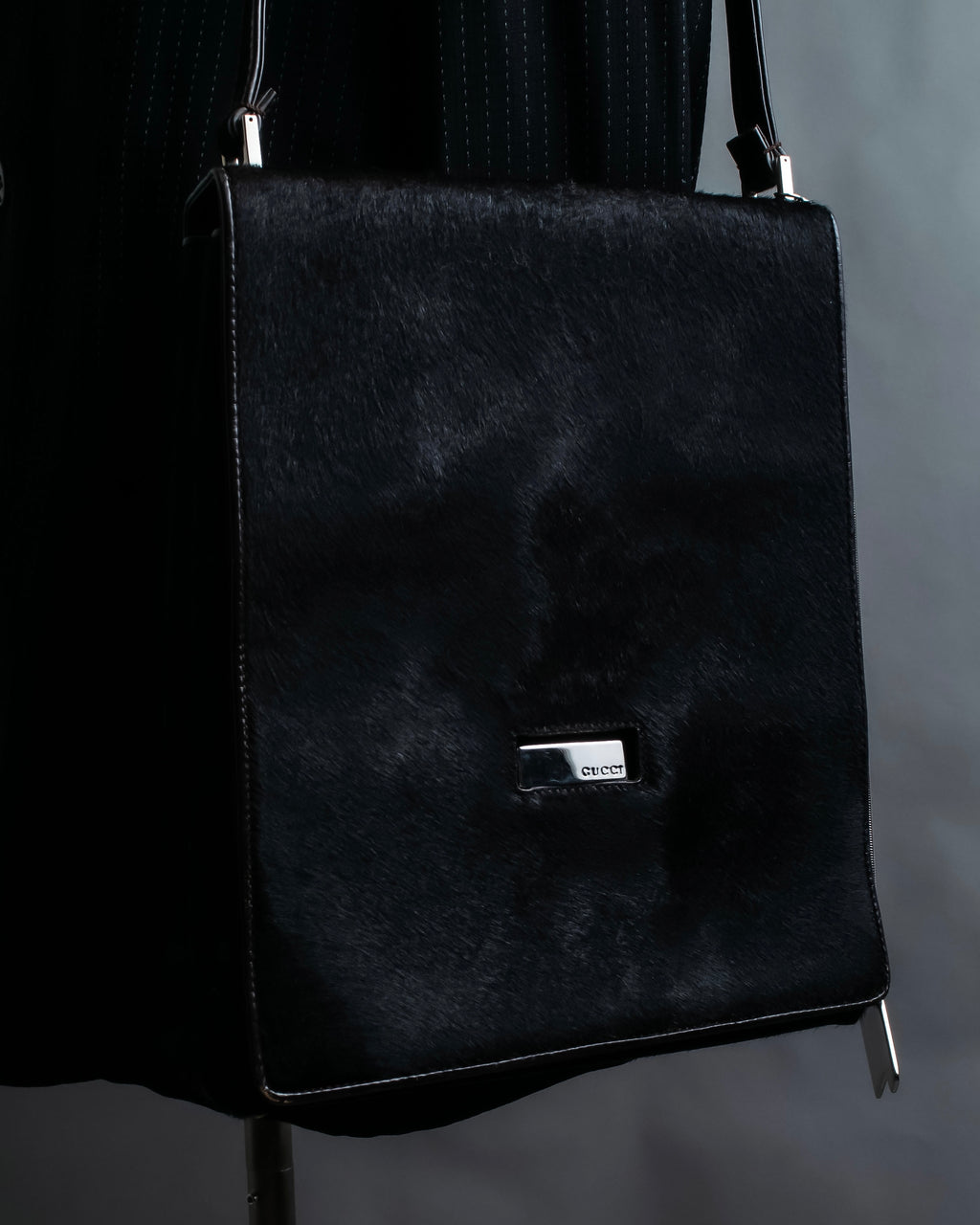 "GUCCI" Harako fur square shoulder bag