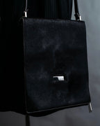 "GUCCI" Harako fur square shoulder bag