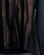 90's Italian sheer layered gathered knit