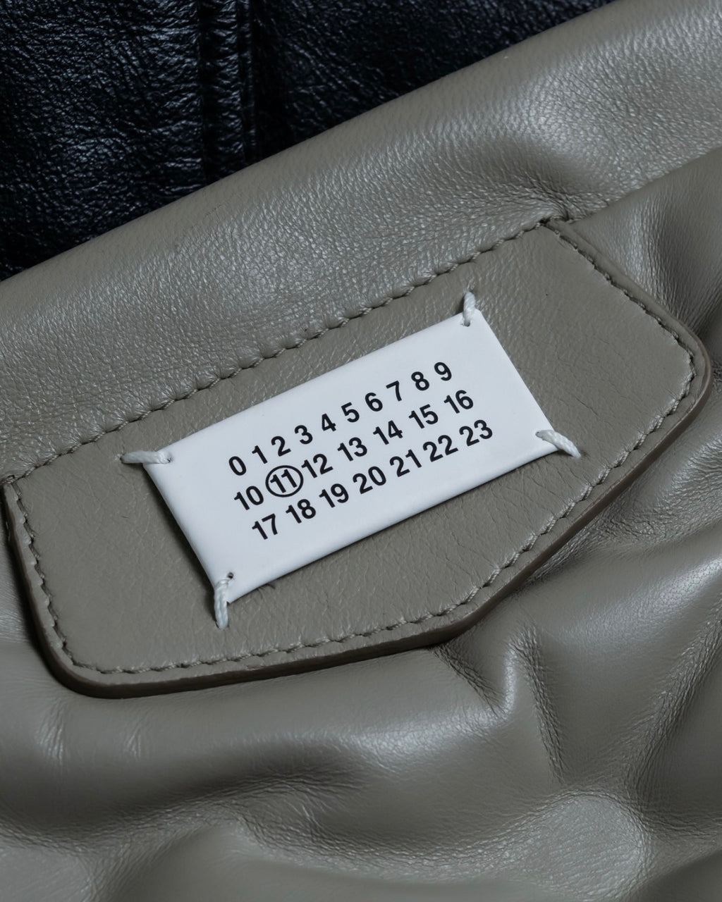 "Maison Margiela" Glam Slam leather shoulder bag