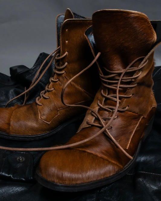 Vintage haraco leather long boots