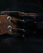 Double Pin Top Leather Belt