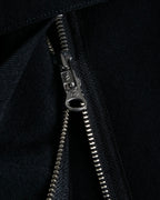 "Yohji Yamamoto" double zip asymmetric skirt