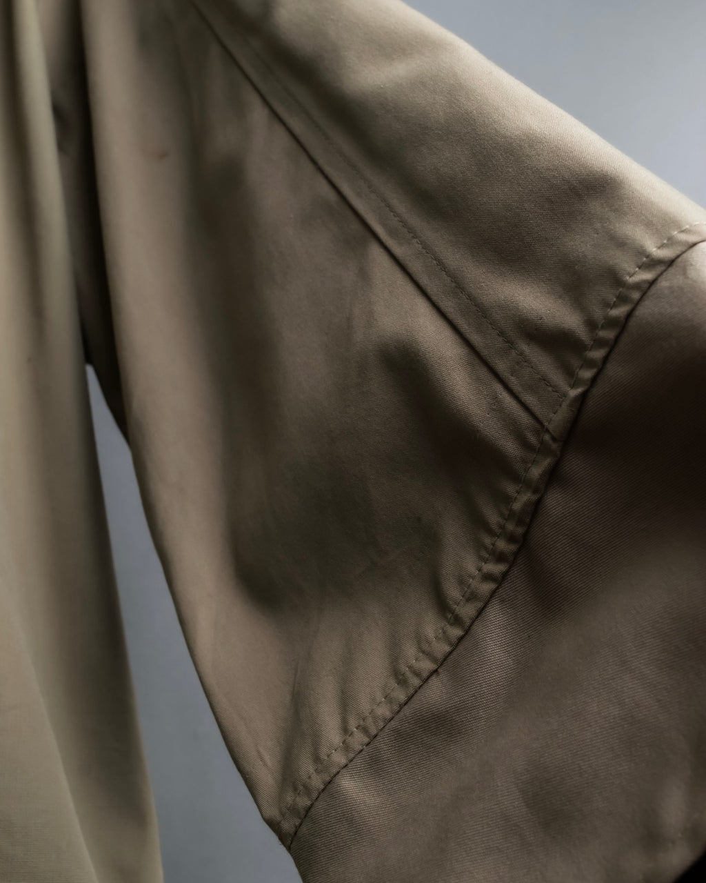 "SEEALL" patchwork designed maxi trench coat