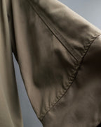 "SEEALL" patchwork designed maxi trench coat