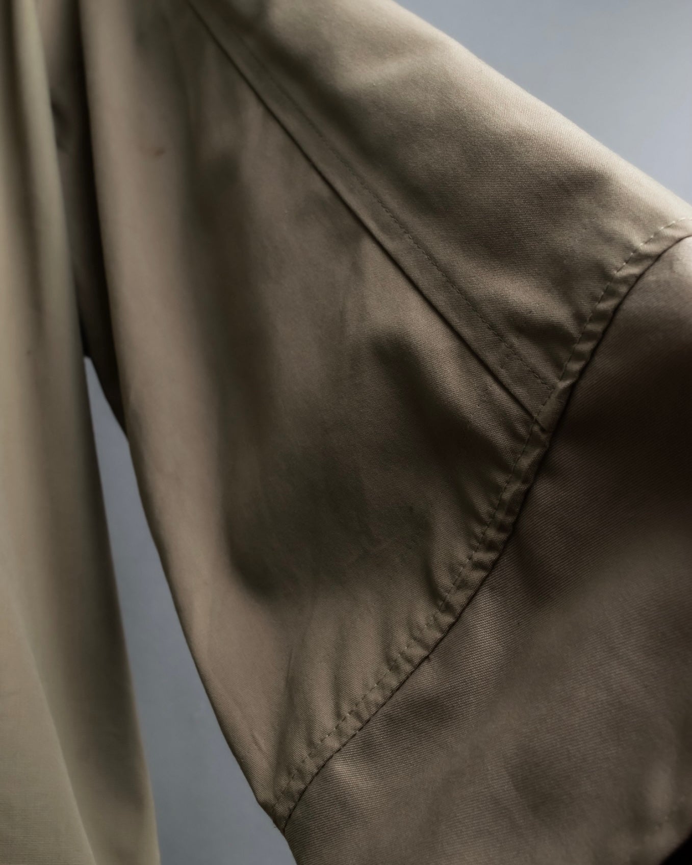 "SEEALL" patchwork designed maxi trench coat