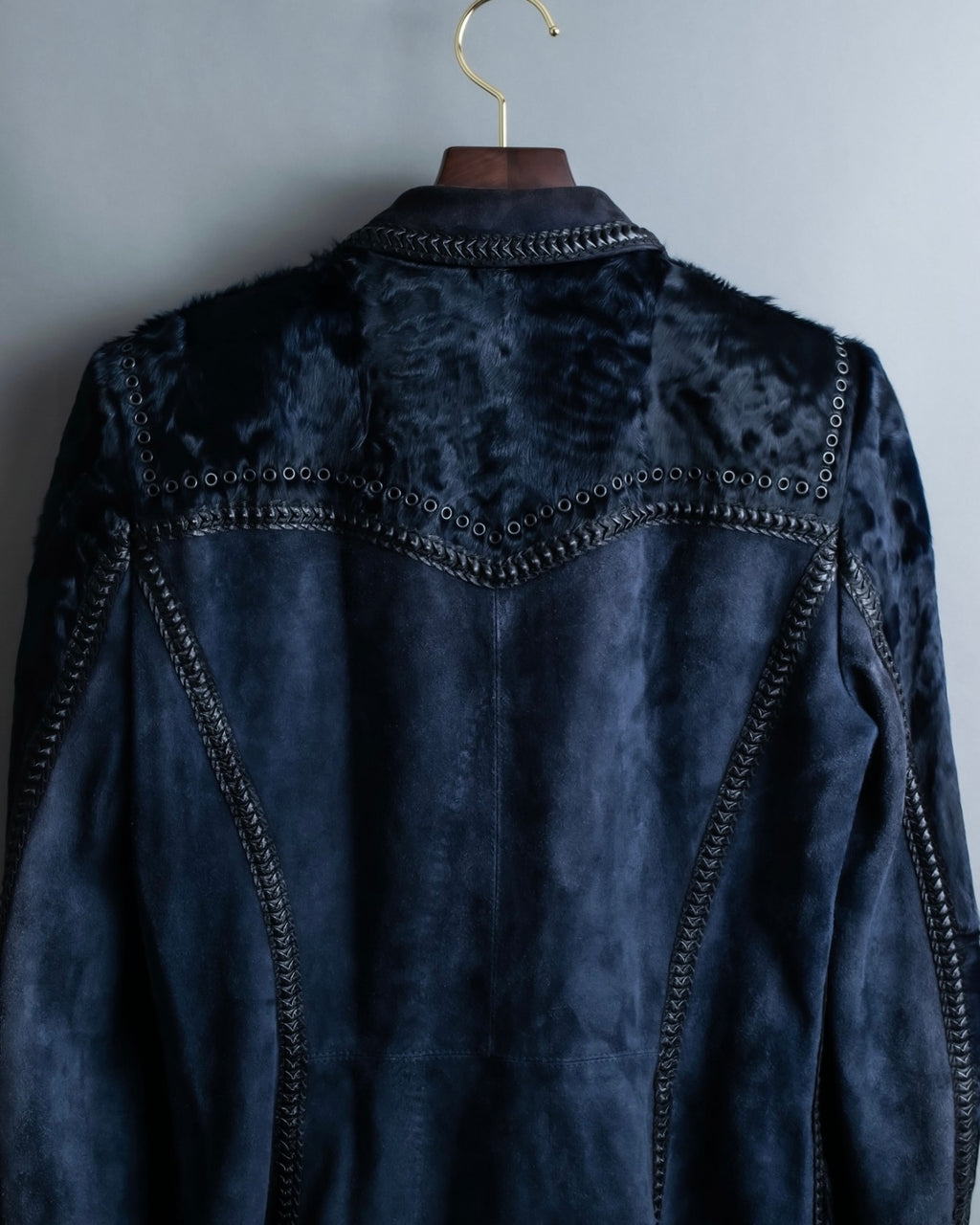 "GIANFRANCO FERRE" Swakara leather tailored jacket