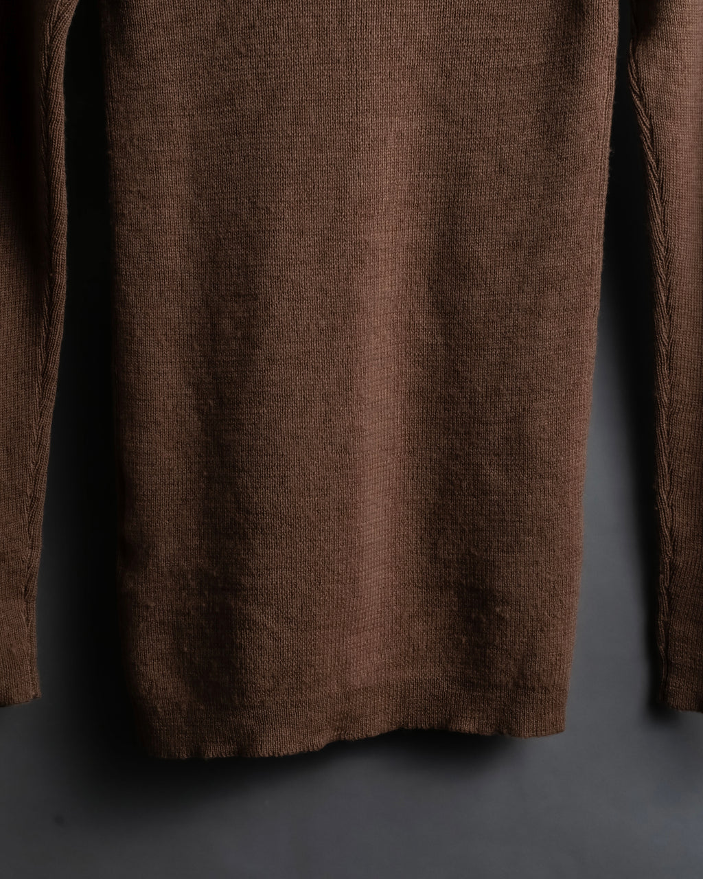 “Comme des garçons ” u-neck knit cardigan