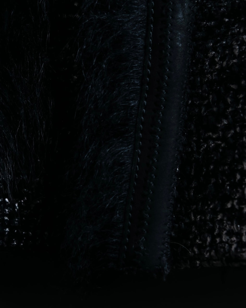 "PRADA" sheep fur wool duffel jacket