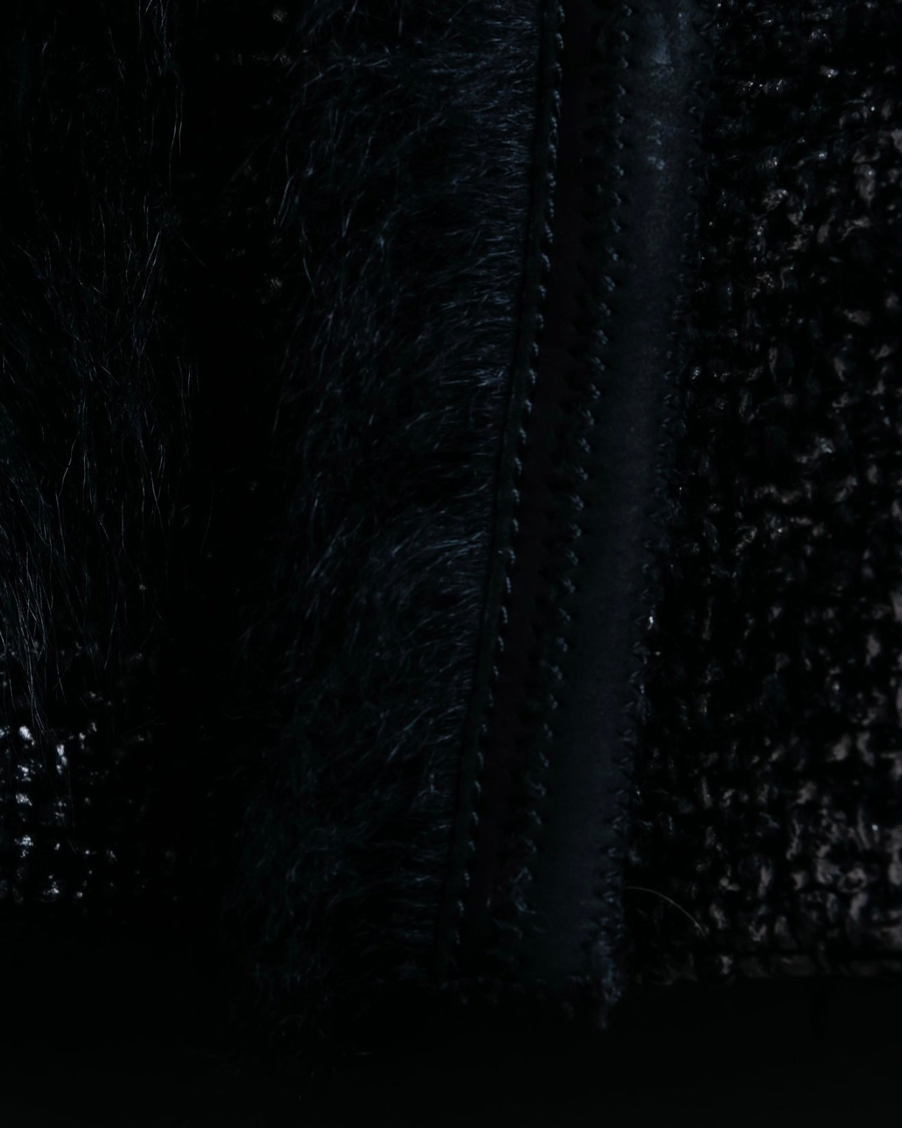 "PRADA" sheep fur wool duffel jacket