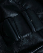 "BALENCIAGA" Leather compact wallet