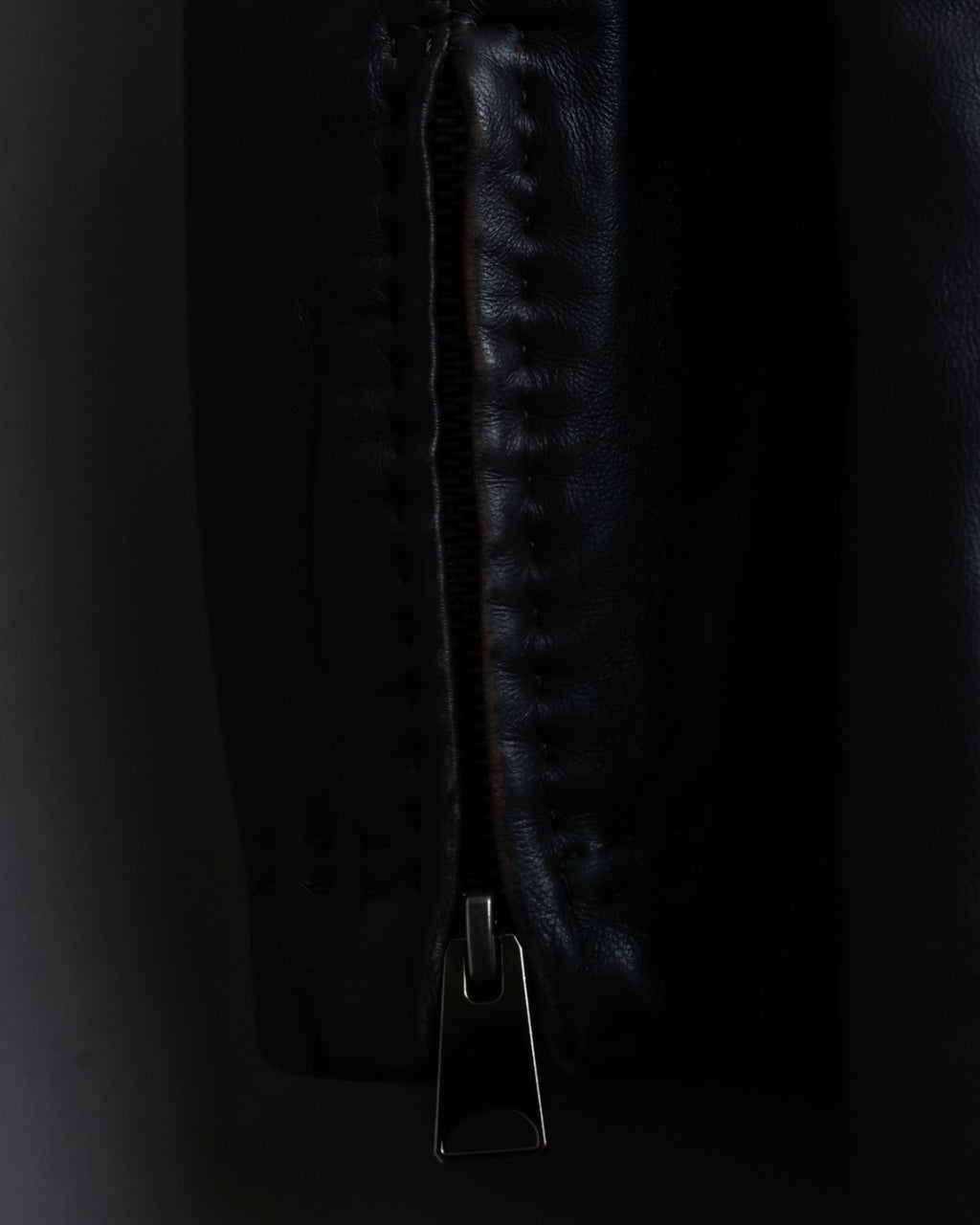 "Emporio Armani" leather stitch special design jacket