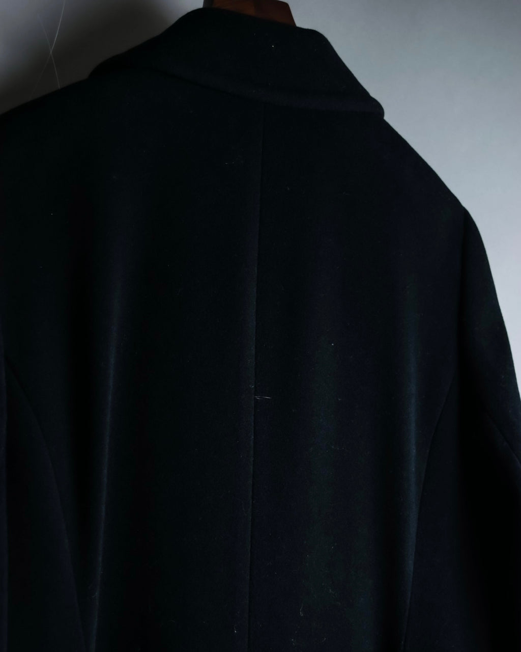 Vintage cashmere blend super long coat