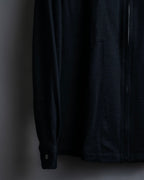 "COMME des GARCONS HOMME"Summer wool zip-up box silhouette jacket