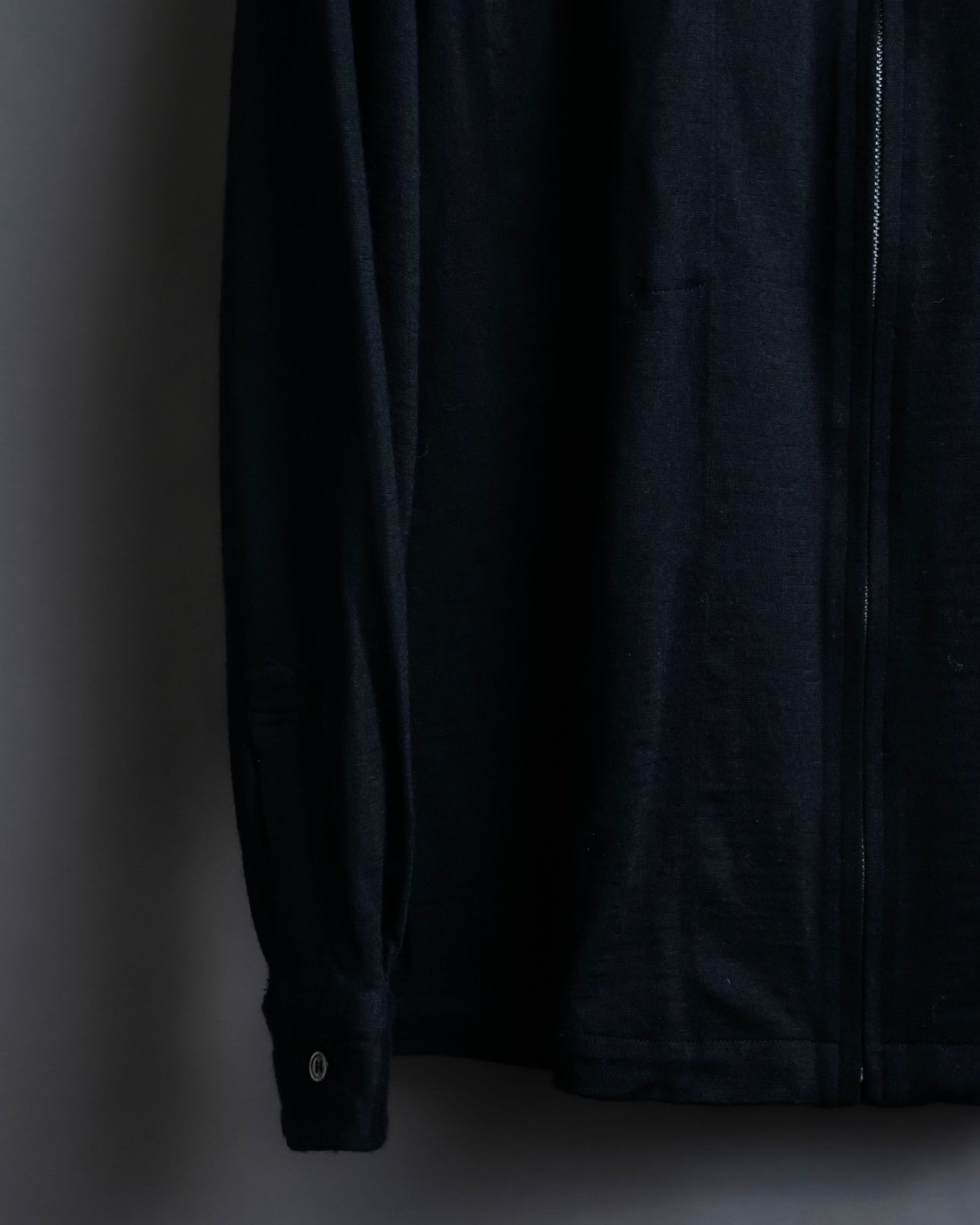 "COMME des GARCONS HOMME"Summer wool zip-up box silhouette jacket