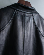 "Hiroko Koshino" Lamb leather layered vest