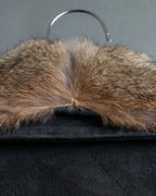 "EMMETI" goatskin quilted P coat