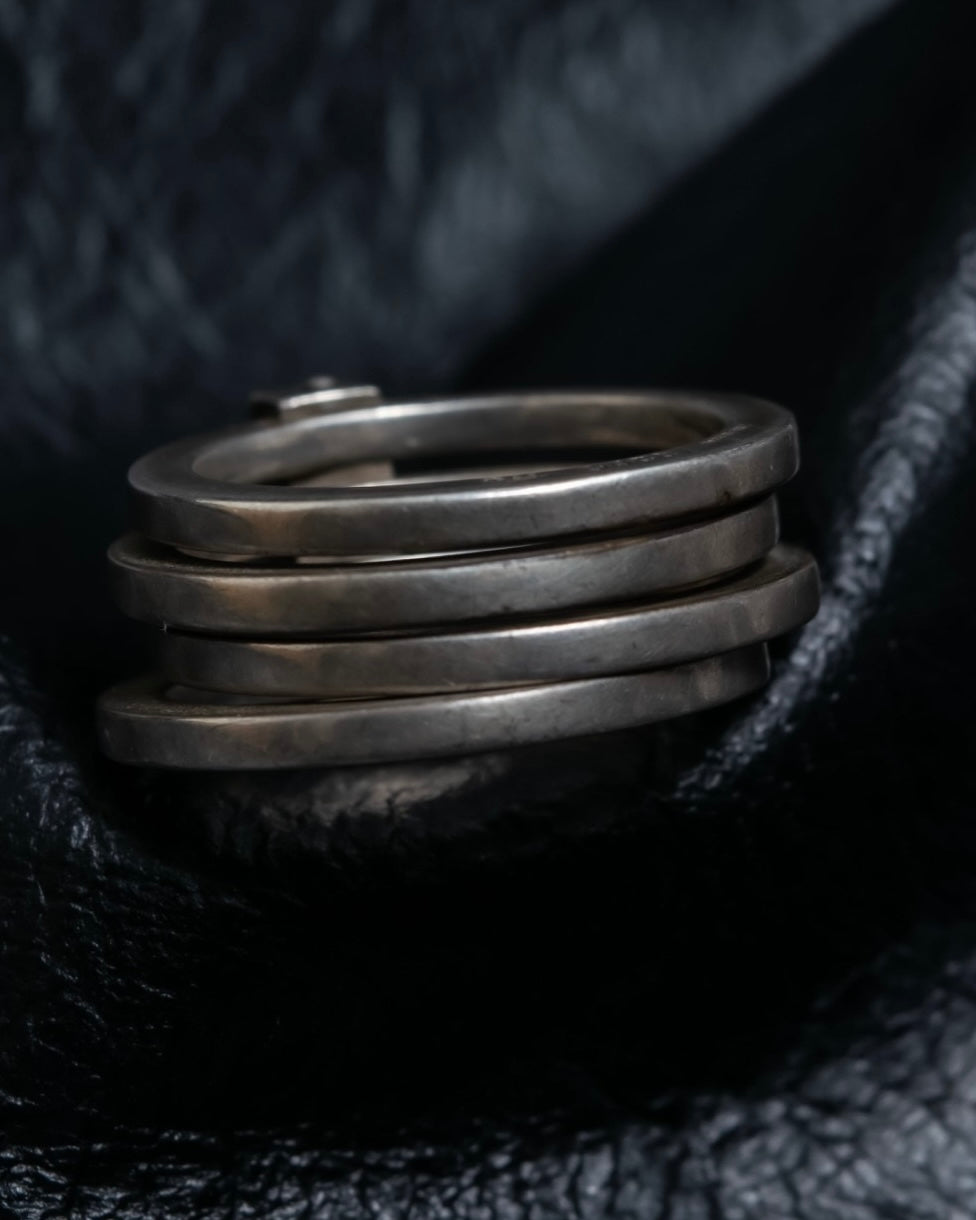 “GUCCI” silver 925 quadruple ring