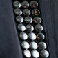 “JIL SANDER”  studs designed dress shirt