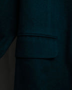 "Christian Dior MONSIEUR" Wool cashmere vibrant blue green tailored jacket