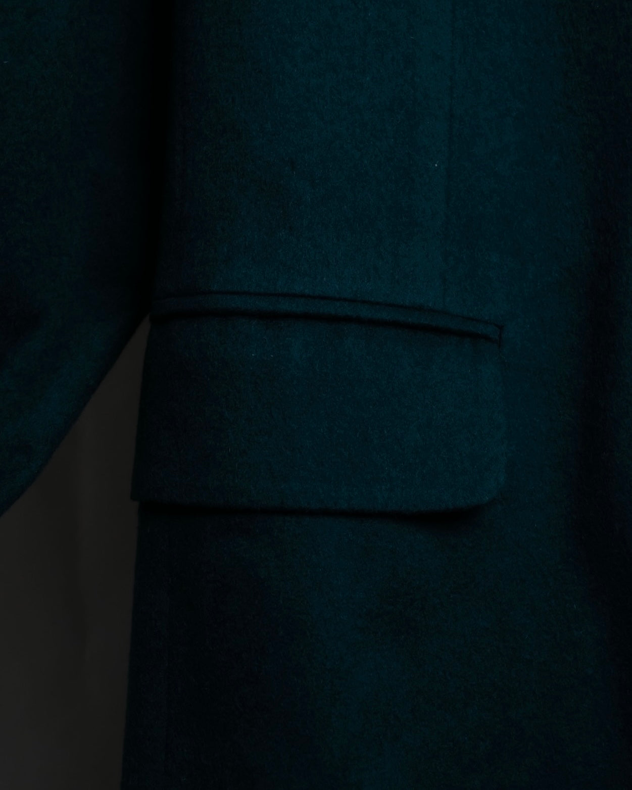 "Christian Dior MONSIEUR" Wool cashmere vibrant blue green tailored jacket